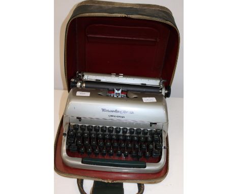 A vintage Remington portable typewriter 