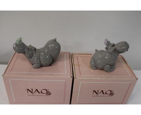 Two boxed Nao figures 14cm long 