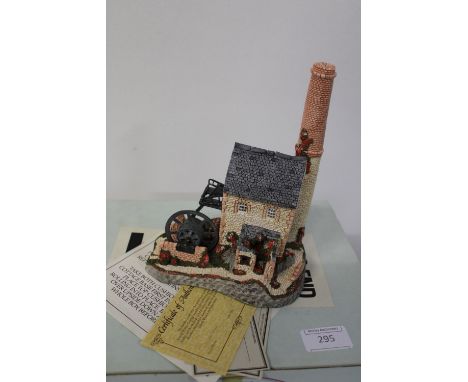 A boxed David Winter cottage model "Cornish Engine House". 19cm tall 