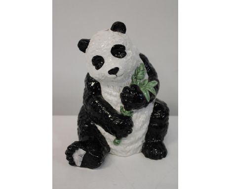A Leonardo ceramic giant panda 28cm tall 