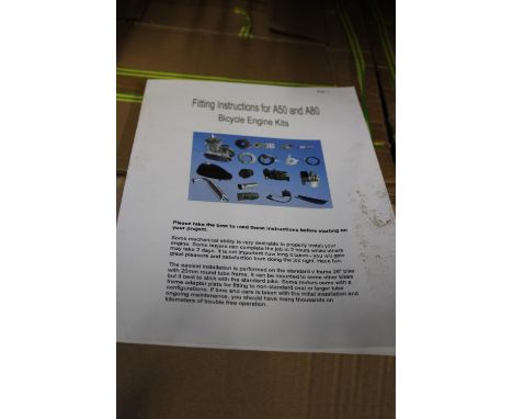 A boxed as new bicycle engine (unchecked) 