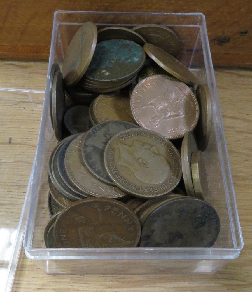 BOX OF COINS
