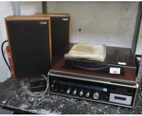 PANASONIC RECORD PLAYER &amp; SPEAKERS