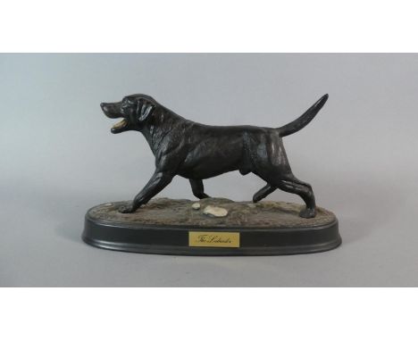 A Beswick Labrador on Ceramic Plinth, Model No.3062A 