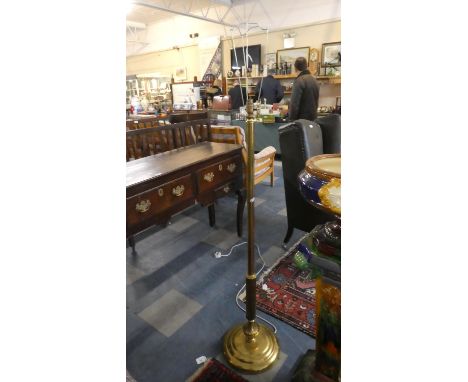 A Brass Standard Lamp 