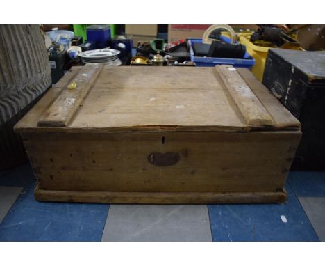 A Vintage Wooden Toolbox Containing Various Tools, Weights, Shoe Lasts etc 