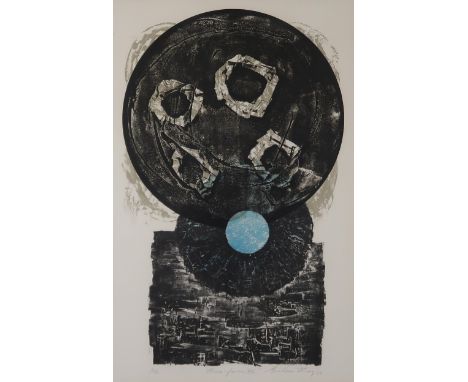 GRAHAME KING (AUSTRALIAN 1915-2008) &nbsp;MICRO FORM III &nbsp;Lithograph, signed lower right, 62 x 41cm Condition Report:Ava