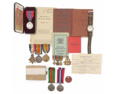 A WW1 medal trio awarded to 4521 Pte. C. Turner, Argyll &amp; Sutherland Highlanders, comprising 1914-15 Star, British War Me