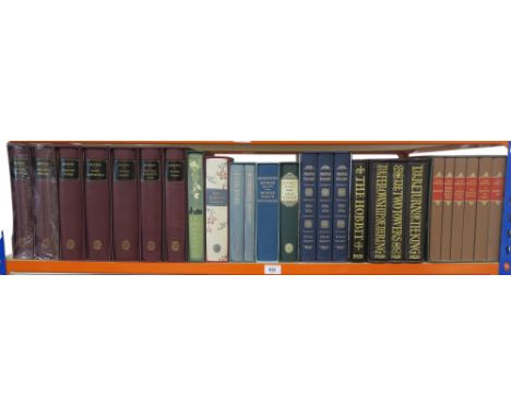 FOLIO SOCIETY Assorted works of classic literature, to include quarter leatherbound titles by Dickens, Tolkien's&nbsp;The Hob