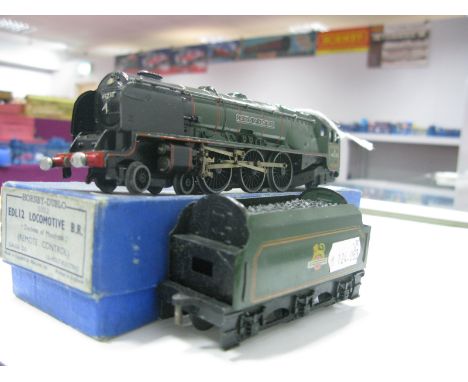 A Hornby Dublo Three Rail No. EDL12 4-6-2 Locomotive - 'Duchess of Montrose', R/No. 46232 with tender. Playworn, locomotive b