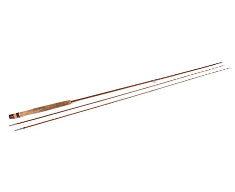 Phillipson Peerless two-piece split cane trout rod, with spare tip, 7ft #4/5 C&amp;R, in associated slip.