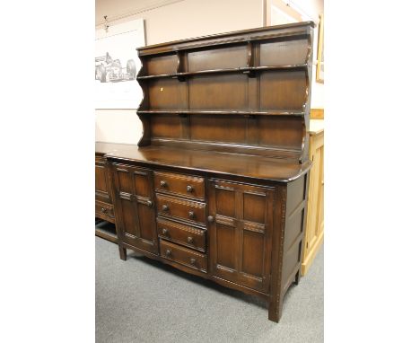 An Ercol farmhouse dresser, width 147cm