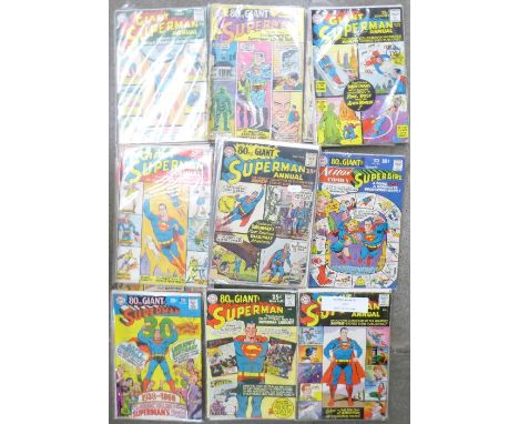 Twenty-six Superman Giant and Annuals including Annual No.1 from 1960, (eleven Annual)