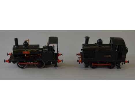 O Gauge. 2 x kit built 2-rail locomotives. 0-4-0 Tank engine No12 "Nellie" & 0-4-0 Saddle Tank LMS (interesting model with ec