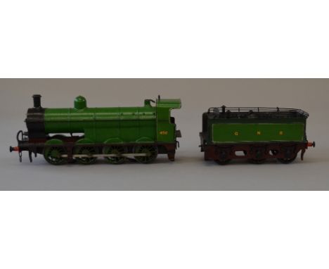 O Gauge. Kit built GNR 0-8-0 tender engine. No.456. Good construction, 3-Rail electric. Would benefit from a re-paint. G