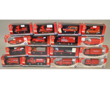 16 Solido models, boxed.