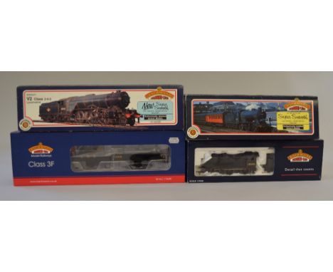 OO Gauge. Bachmann 4 x Locomotives. Includes J39 No. 1856 LNER lined black, J39 No. 1974 LNER lined black, V2 No. 4801 LNER  