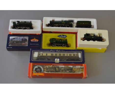 OO Gauge. 7 x Locomotives. Includes Hornby B.R 14xx Autotank, 2 x Hornby 0-6-0 GWR Pannier tanks, Bachmann 0-6-0 GWR pannier 