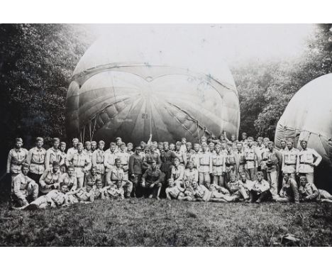 Rare 1930’s Czechoslovakian Army Balloon Section Photograph Album, very interesting privately compiled photograph album for a