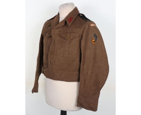 WW2 Polish 1st Armoured Division Battle Dress Blouse, being a fine example of a walking out type 1940 Pattern Battledress Blo