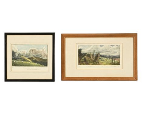 Piers Browne (British born 1949), two artist proofs, the first "On Wenlock Edge The Wood in Trouble A Shropshire Lad" 12 x 19