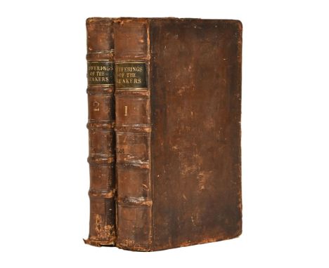 Besse Joseph, a collection of "The Sufferings of The People Called Quakers" From the time of their being first distinguished 