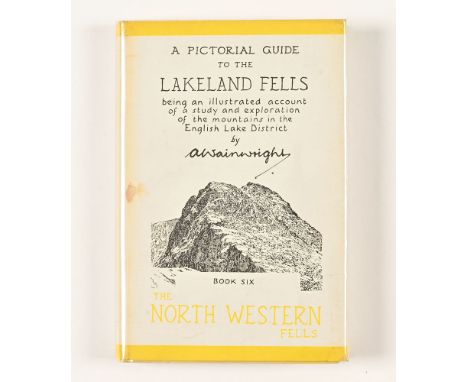 Alfred Wainwright (1907-1991), a Pictorial Guide to the Lakeland Fells, book 6 published in 1964 by The Westmorland Gazette L