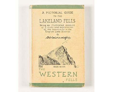 Alfred Wainwright (1907-1991), a Pictorial Guide to the Lakeland Fells, book 7 The Western Fells, published in 1966 by The We