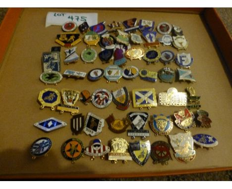  Speedway:  Badge selection in good cond, club/event/Intl, 1970’s onwards incl Exeter, Wimbledon, Poole, Scunthorpe (57).