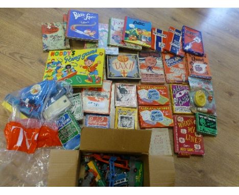 Collectables:  Vintage games – mostly card related plus small box of play worn die-cast, cars/lorries etc.
