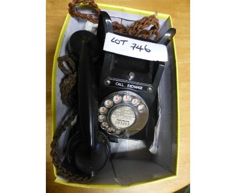 Collectables:  Old fashioned collectable telephone ‘Felixstowe 283283’ in fine condition.
