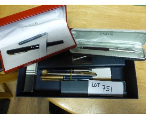 Collectables: Vintage fountain pens, Parker, 95, 61, 45, Sheaffer, Waterman.
