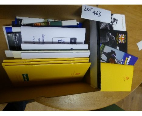Horse Racing:  23 racecards – all big meetings Derby, Oaks, Royal Ascot, Eclipse, Guineas, K George etc, all mint cond, no wr
