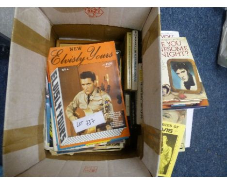 Collectables:  Elvis Presley related magazines, books, framed pictures large and small.  BUYER COLLECTS