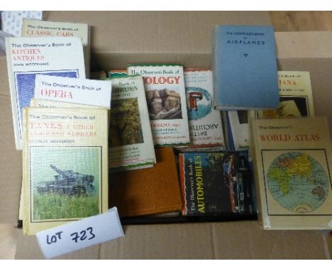 Collectables:  100 Observer books – 1st editions in box, all good cond.