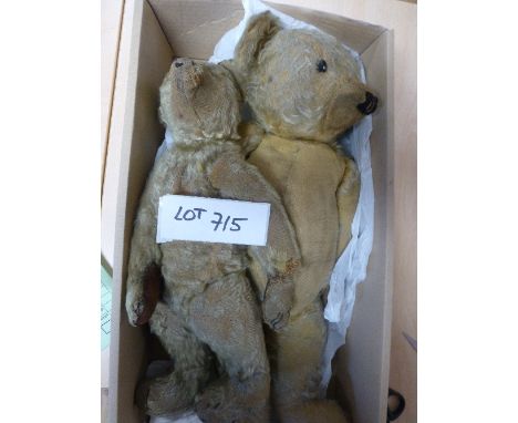 Collectables:  2 vintage teddy bears, 1 of which is Merrythought – well loved!