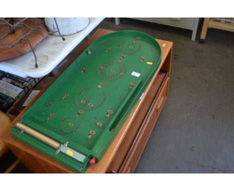 A bagatelle board 