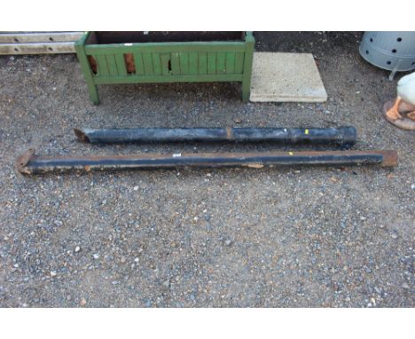 A cast iron down pipe 