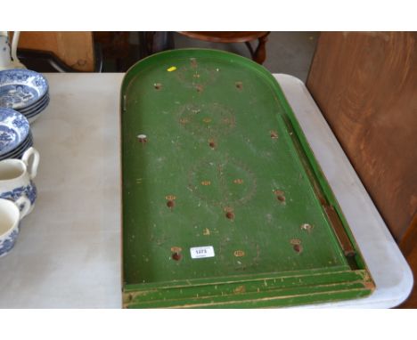 A bagatelle board 