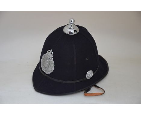 A George VI police constable custodian helmet, first half 20th century, for Sunderland Borough Police, size 7 1/8BBC Antiques