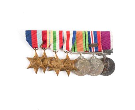 A GROUP OF SEVEN SECOND WORLD WAR AND LATER MEDALS (7)Comprising; The 1939-45 Star, The Africa Star, The Italy Star, The Fran