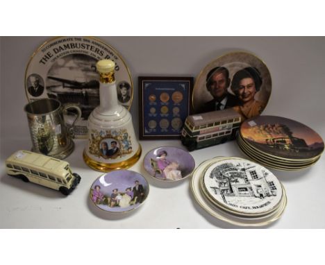 A set of six Royal Worcester Severn Valley Railway Series collectors plates; commemorative plates, various subjects and sizes