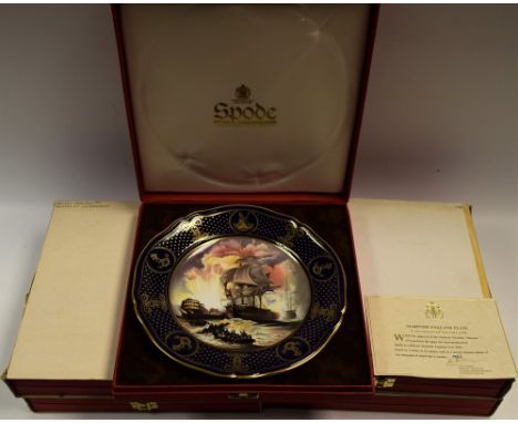 Collectors Plates - Spode Maritime England plates, boxed with certificates; Franklin Mint The Royal Mail Collection, boxed wi