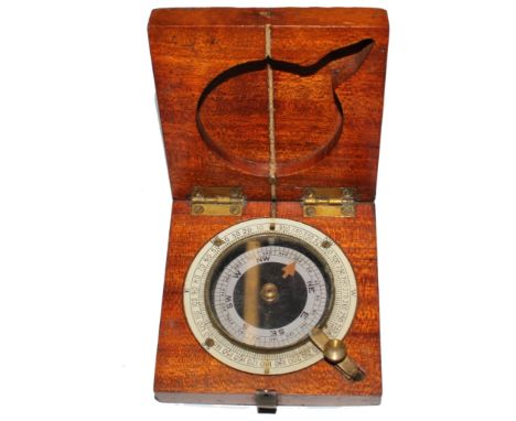 A pocket compass dated 1918