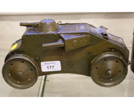 First World War Triang metal toy tank 1918