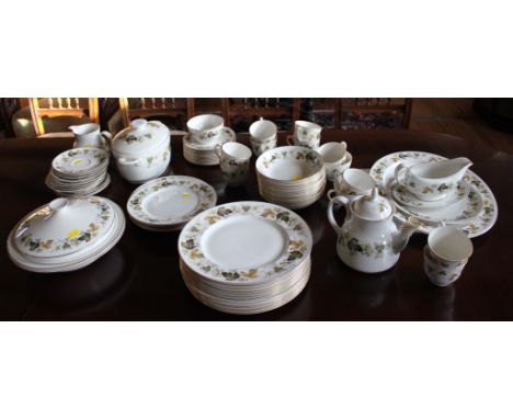 Seventy-two pieces of Royal Doulton Larchmont tea and dinner service