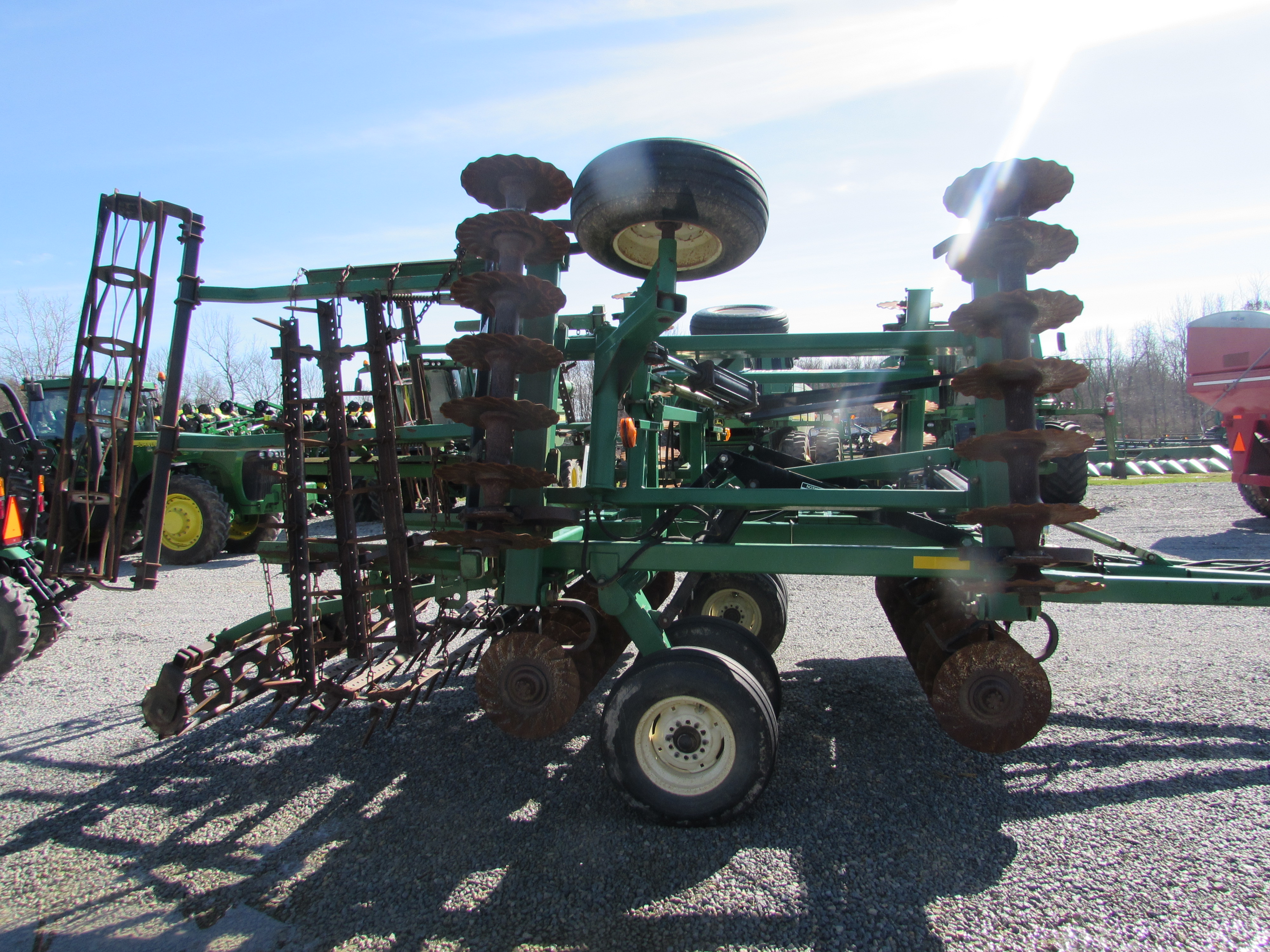 22’ Great Plains Turbo Till, 3 bar harrow, rolling baskets SN1238NN