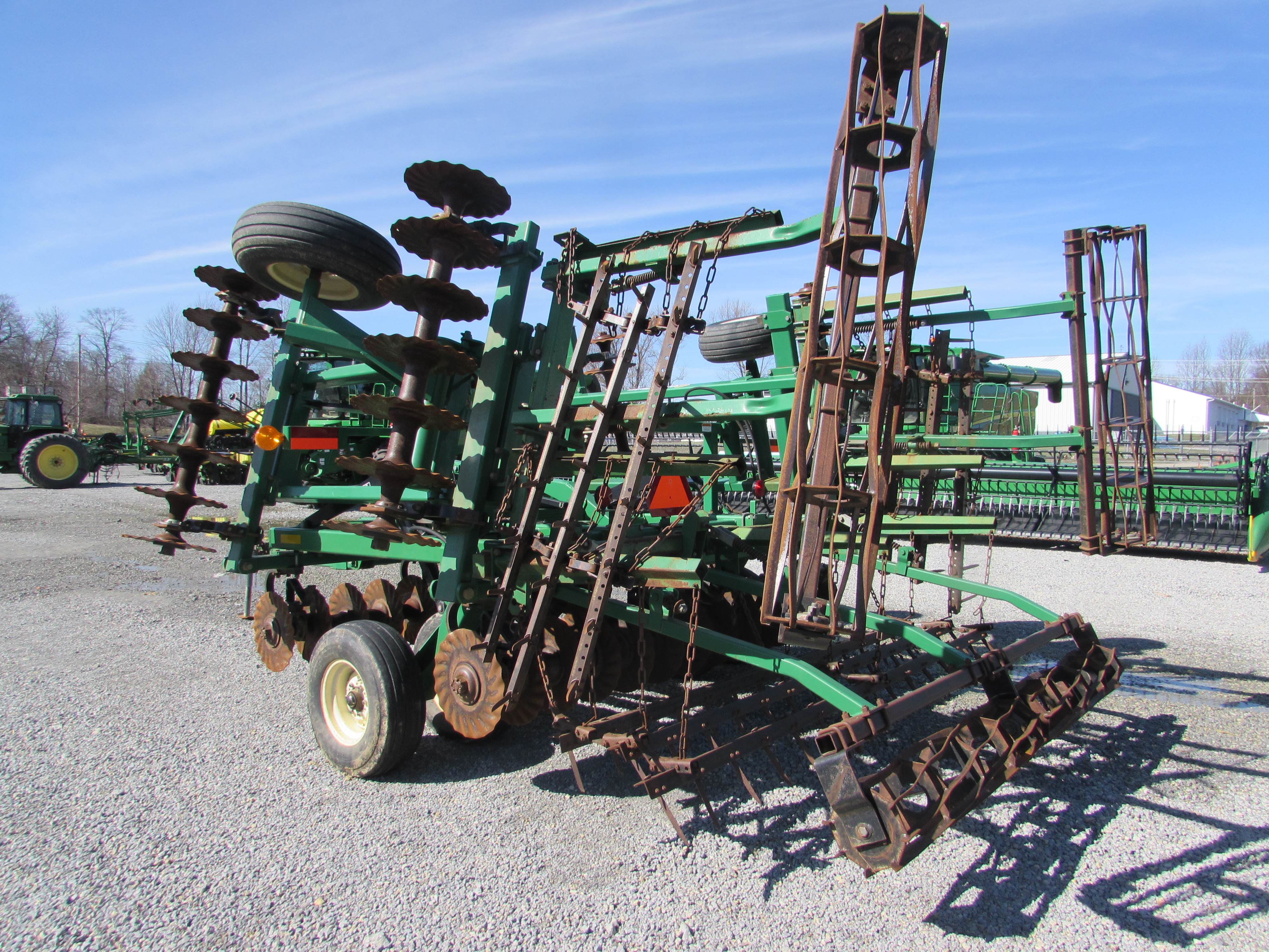 22’ Great Plains Turbo Till, 3 bar harrow, rolling baskets SN1238NN