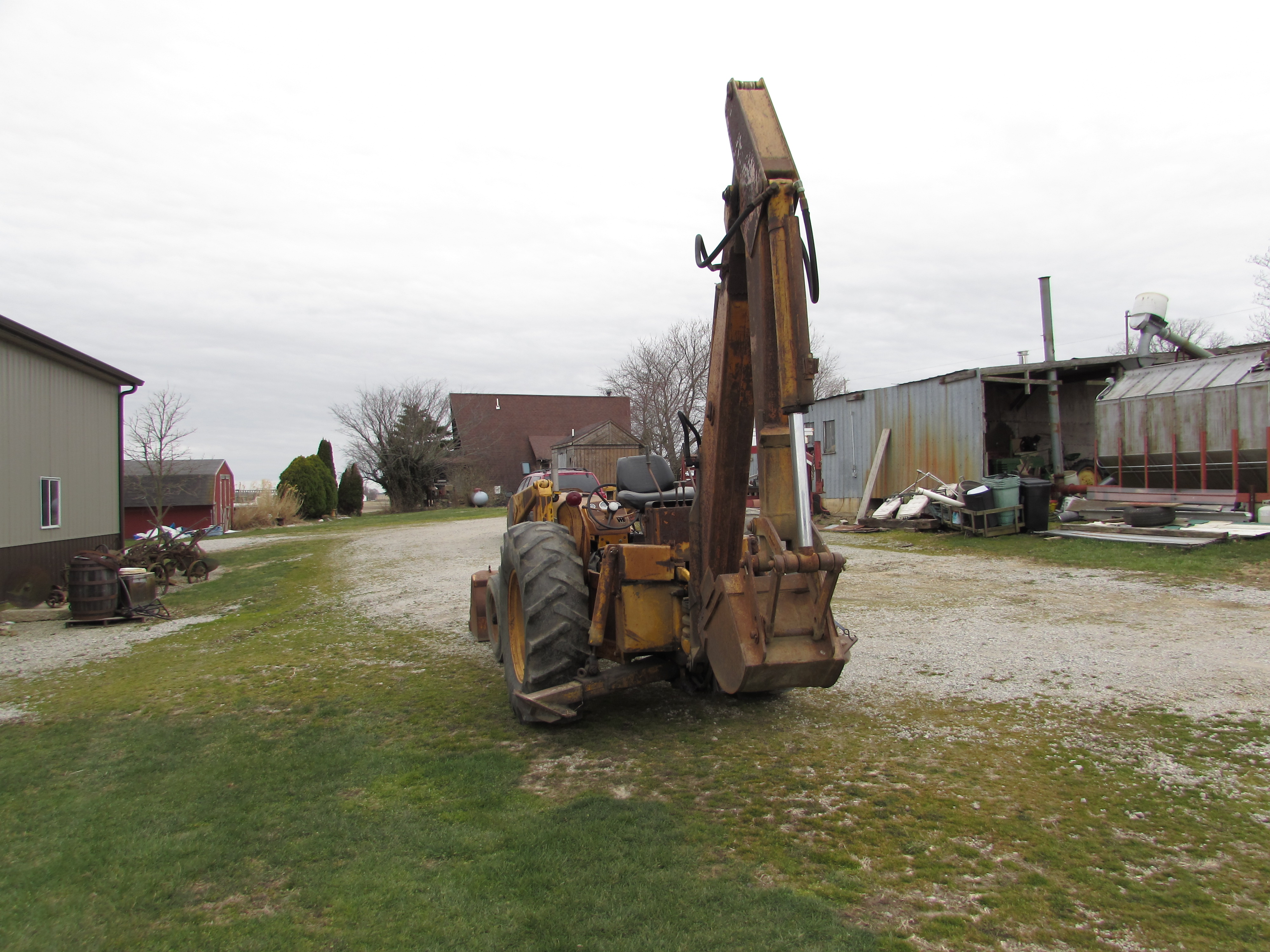 John Deere 1010 backhoe/loader tractor, 4 cyl. Gas, 20” trench bucket ...