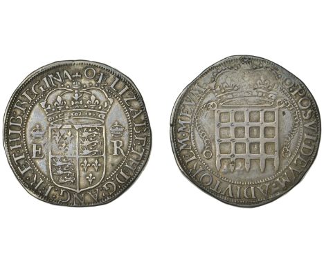 East India Company, Portcullis issues, Elizabeth I (1558-1603), silver Eight Testerns or Dollar, mm. O [1600/01], crowned arm